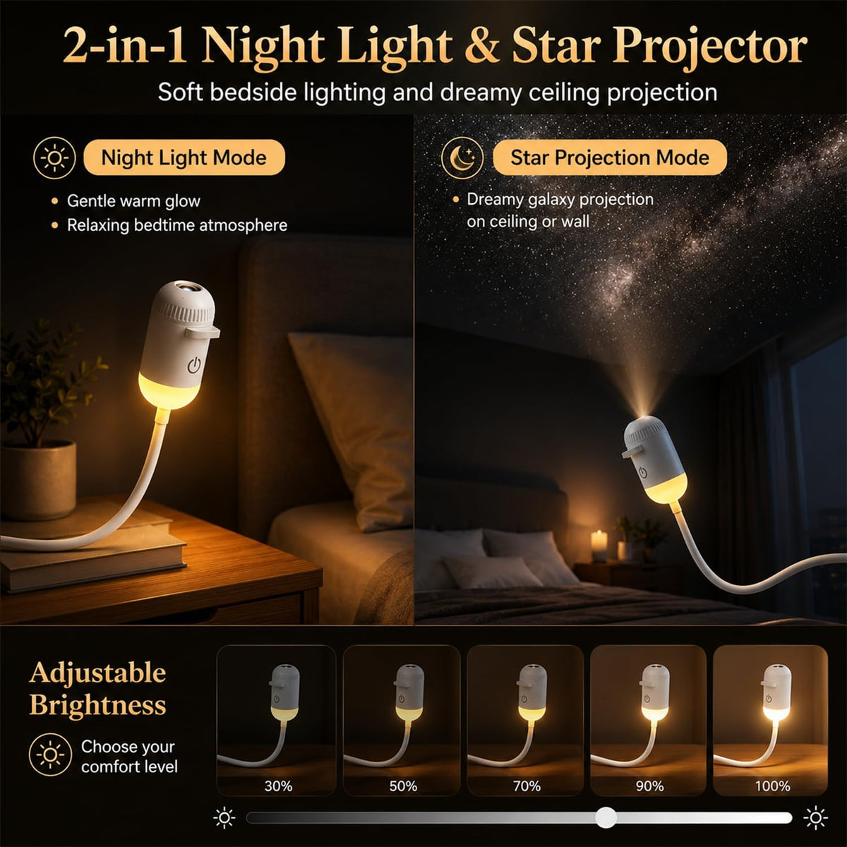 Galaxy Light Projector Lamp ( 6 Lenses )